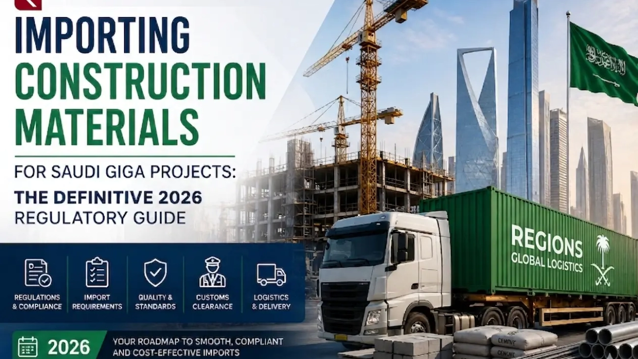 Importing Construction Materials for Saudi Giga Projects: The Definitive 2026 Regulatory Guide