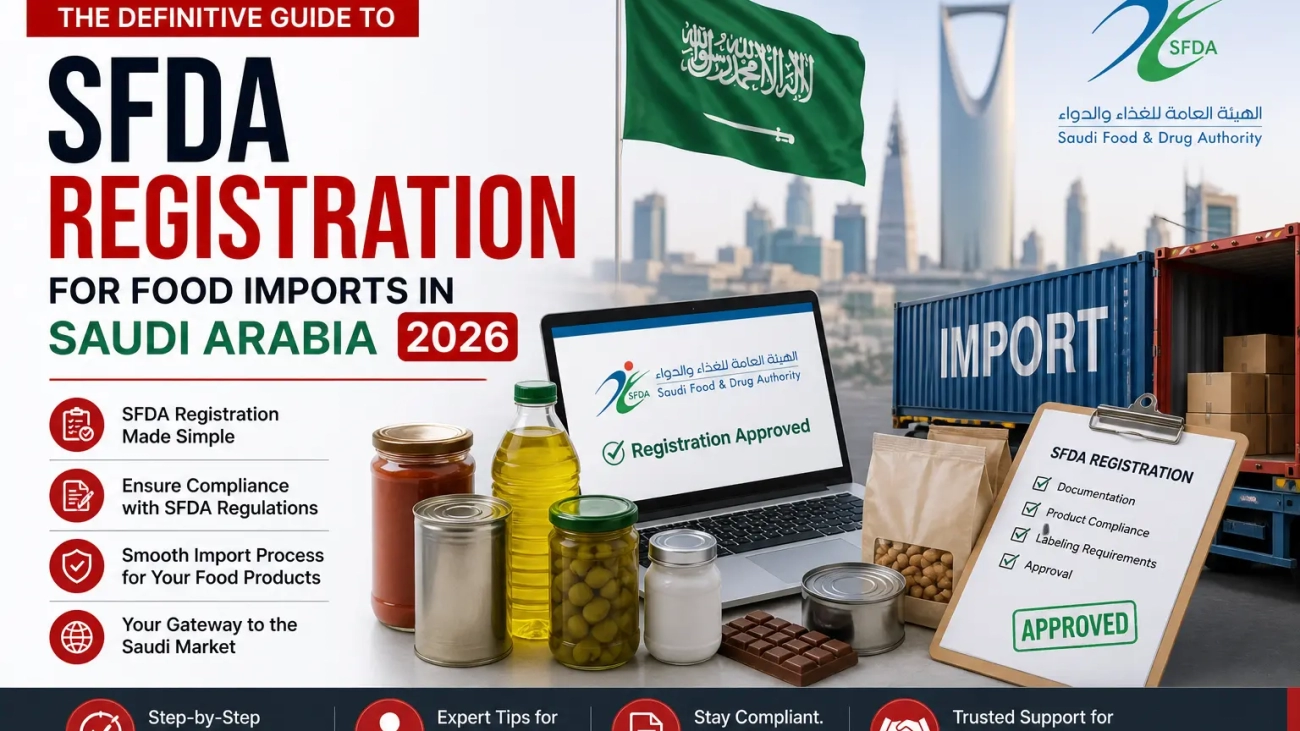SFDA Registration for Food Imports in Saudi Arabia 2026