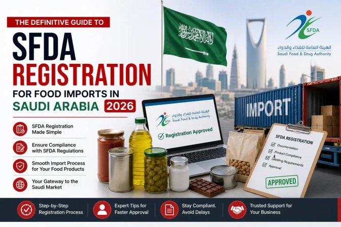 SFDA Registration for Food Imports in Saudi Arabia 2026