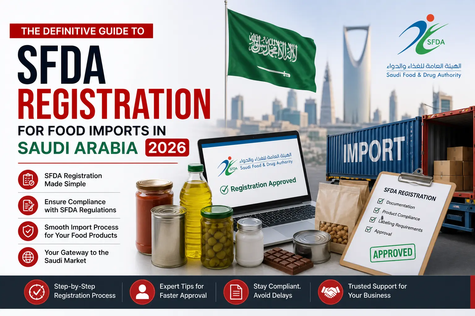 SFDA Registration for Food Imports in Saudi Arabia 2026