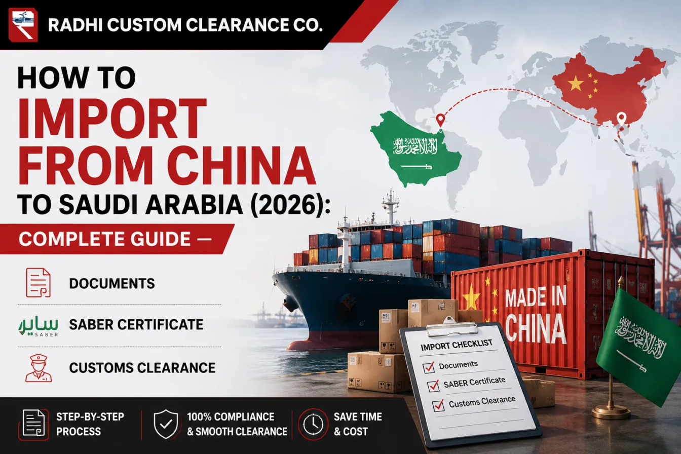 HOW TO IMPORT FROM CHINA TO SAUDI ARABIA (2026): COMPLETE GUIDE