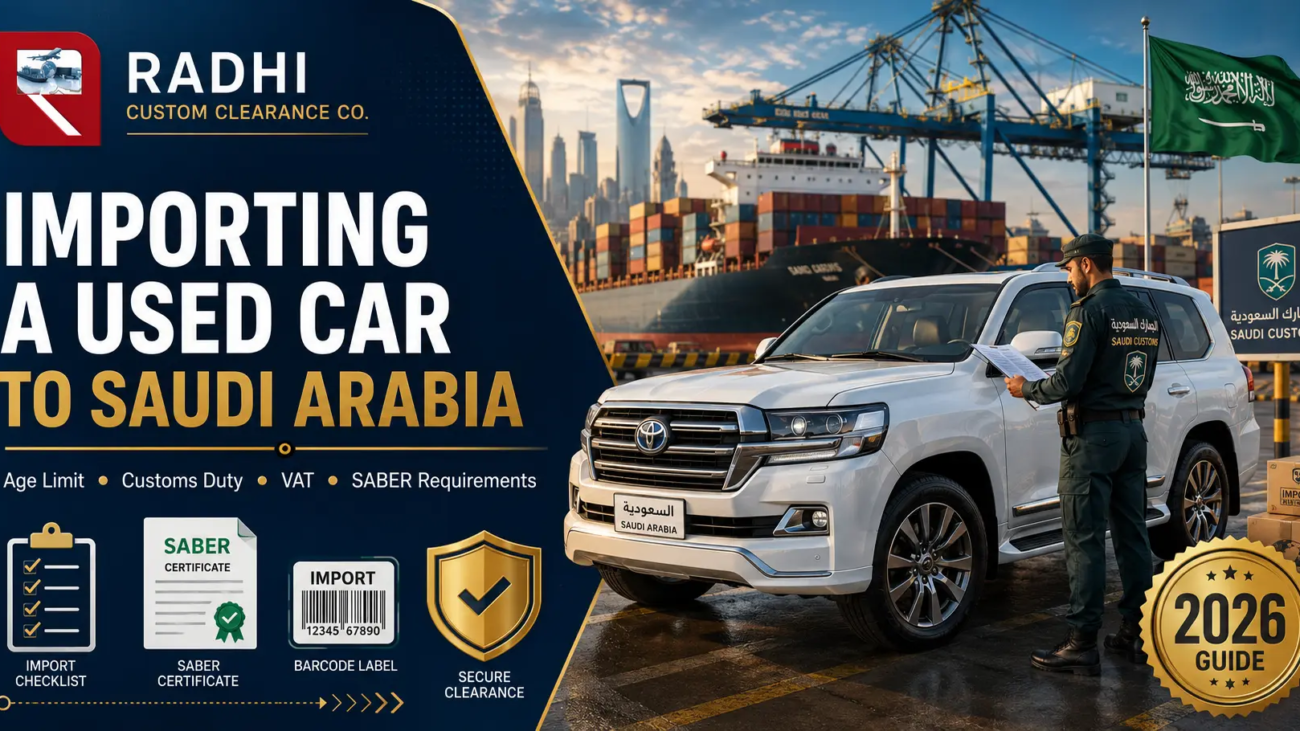 Importing a used car to Saudi Arabia