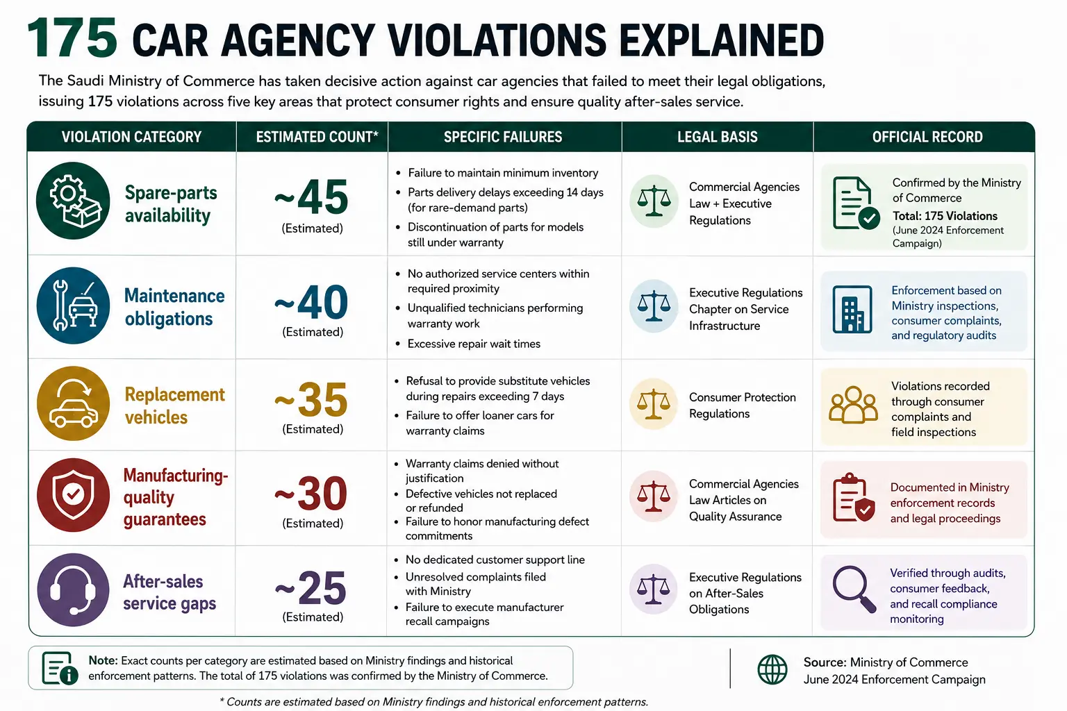 175 Violations lead to suspension