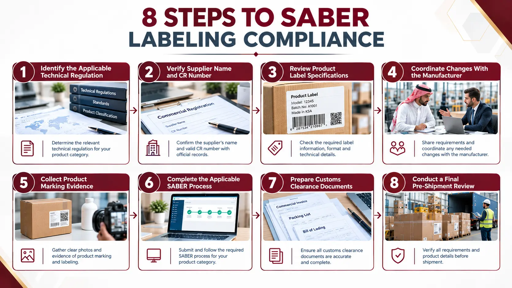 8 Steps to SABER Labeling Compliance
